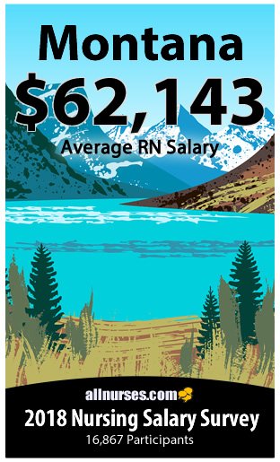 Montana registered nurse salary