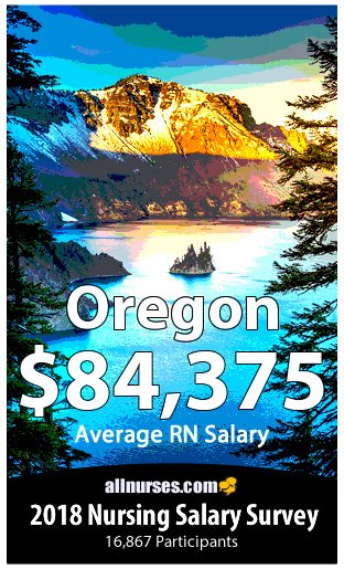 Oregon registered nurse salary