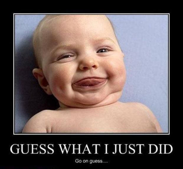 Meme of a Baby Smiling at a Nurse