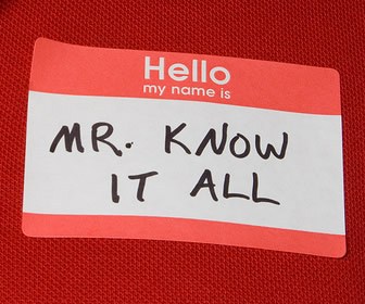 When Your Preceptee is a Know-it-All