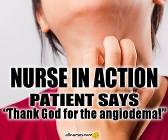 COVID-19 Vaccine: "Thank God for the Angioedema!" | Nurse in Action
