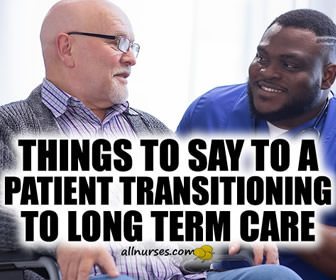 Transitioning from Home to Long-Term Care