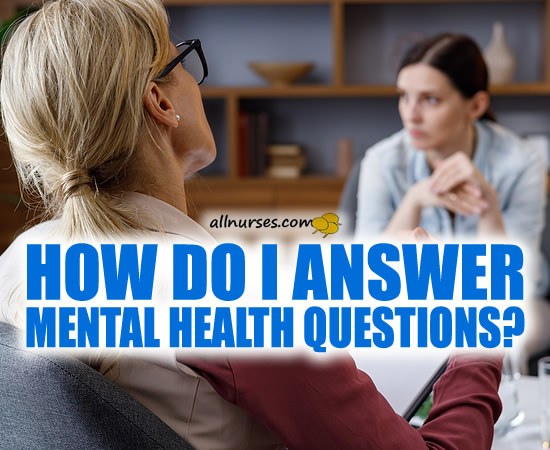 How to answer license renewal question about mental health issues?
