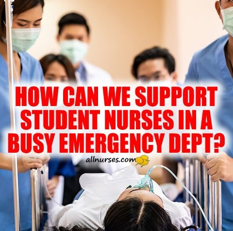 How to support student nurse?