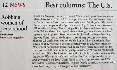 A Loss of Personhood