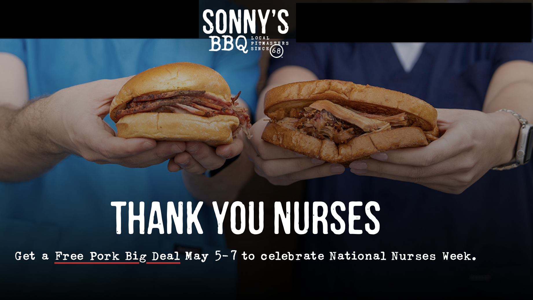 Sonny's BBQ Nurses Week Giveaway | 2025