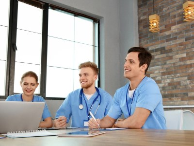 BSN nursing students in a Colorado university classroom.